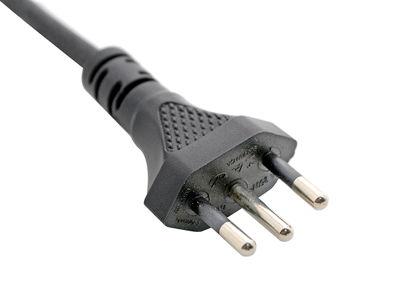 INMETRO Approved Plug Type N 12A 16A 20A 3-Pin Power Cord